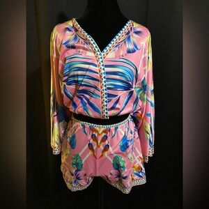 Tropical Pink Floral short set